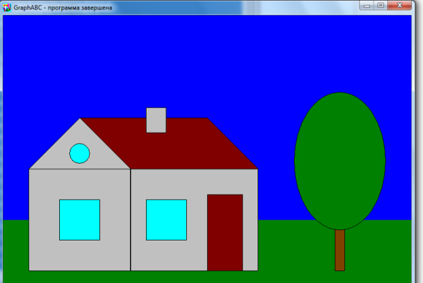 Дом в Pascal ABC