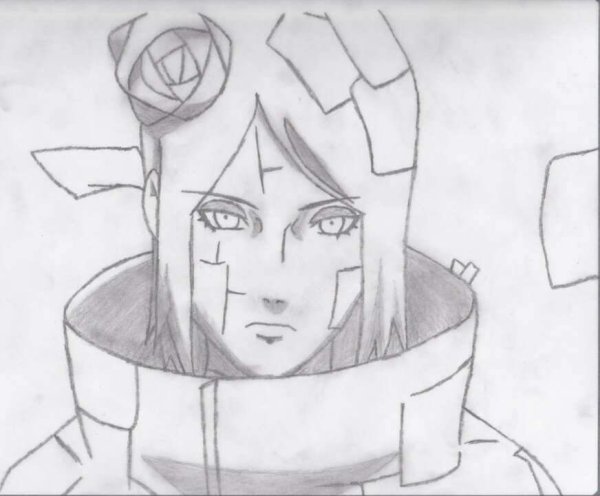 Конан Наруто для срисовки