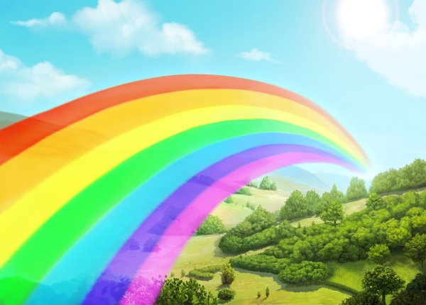 Радуга картинка