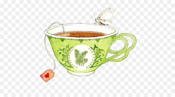 Рисунок кружки чая