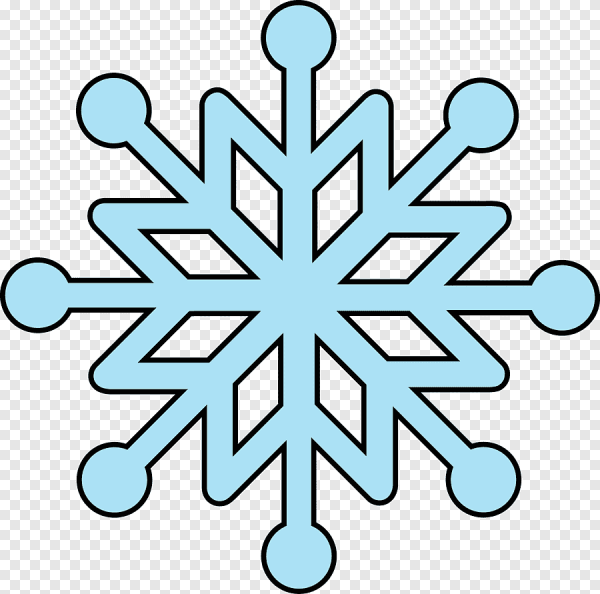 Узорчатые снежинки