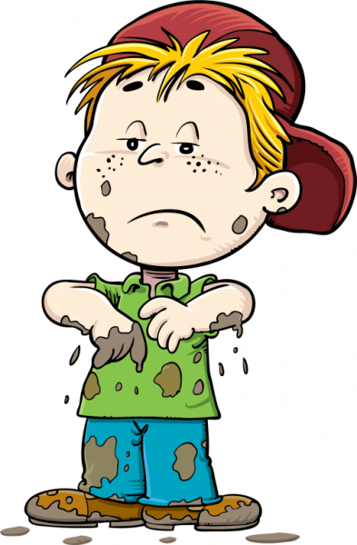 Неряшливый мальчик