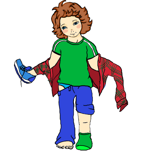 Неряшливый мальчик