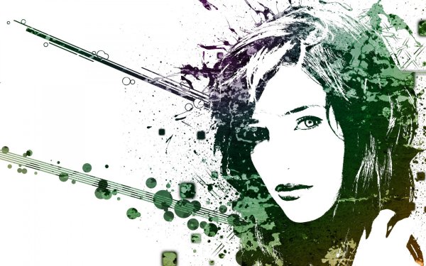 Девушка. Абстракция