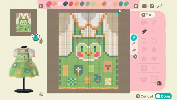 Animal Crossing одежда по пикселям