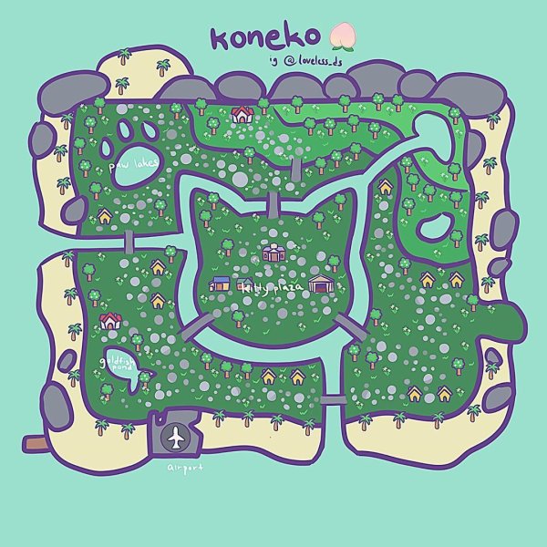 Карта animal Crossing