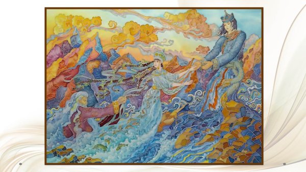 Красавица Ангара бурятская Легенда