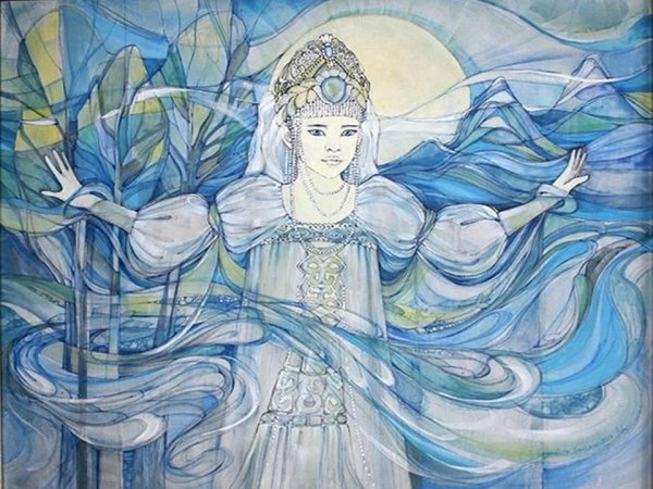 Красавица Ангара бурятская Легенда