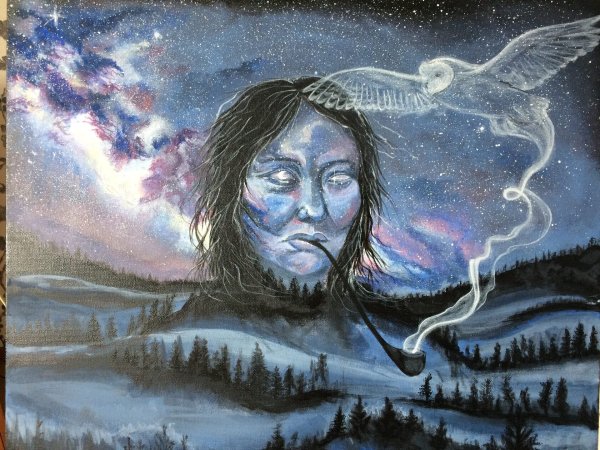 Шаман живопись