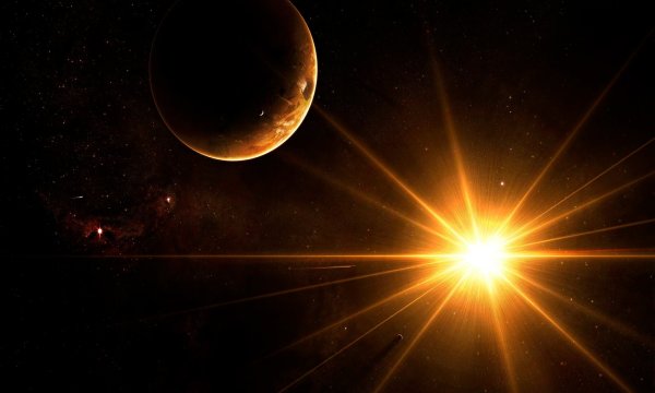 Солнце в космосе