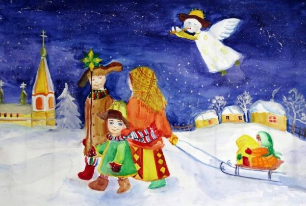 Картины Церковь Вифлеемская звезда