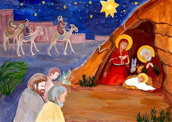 Рождественские рисунки