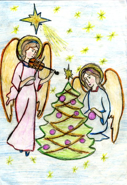 Рождество Христово рисунки