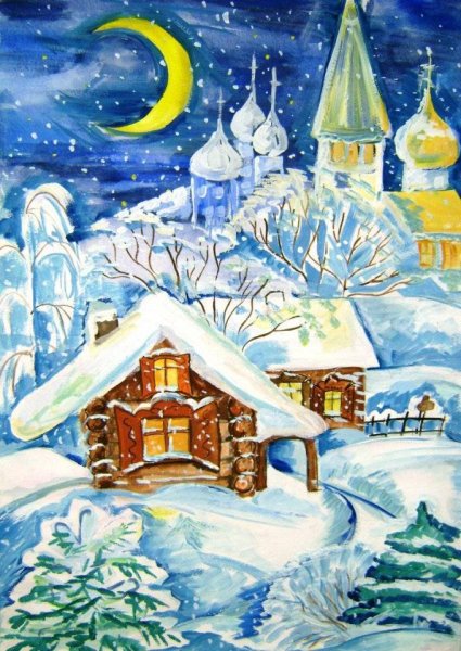 Живопись на тему Рождества