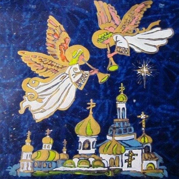 Рисунки на рождественскую тему