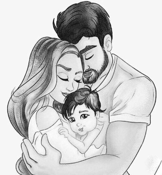 Пары в мультяшном стиле