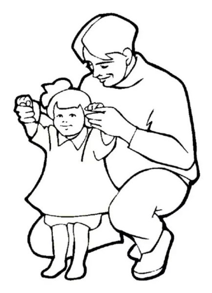 Папа рисует