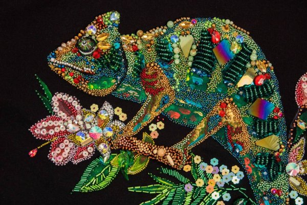 Вышивка стеклярусом