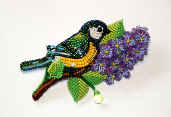 Плетение бисером птицы