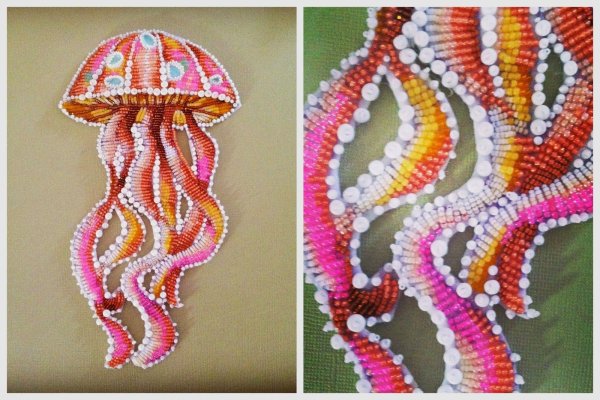 Медуза вышивка бисером