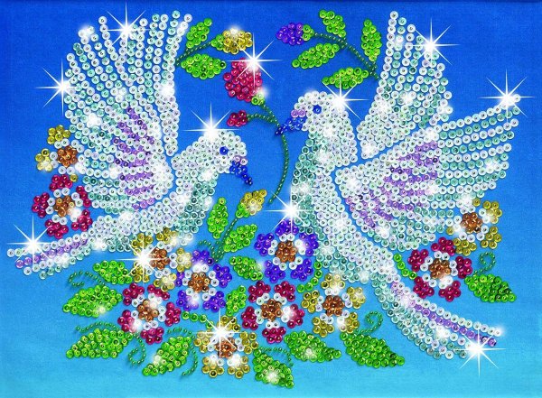 Аппликация из стекляруса