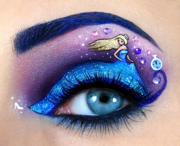 Макияжи лёгкие и красивые яркие