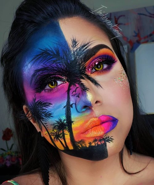 Красивые глазки с ресничками