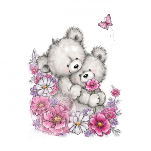 Медвежонок с цветочком