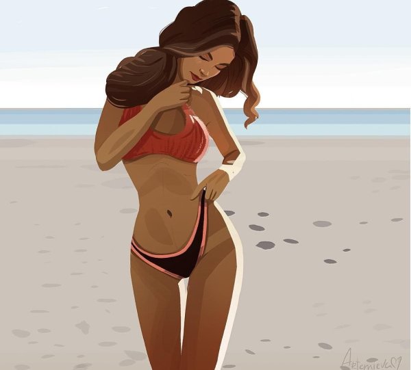 Мультяшные фигуры девушек