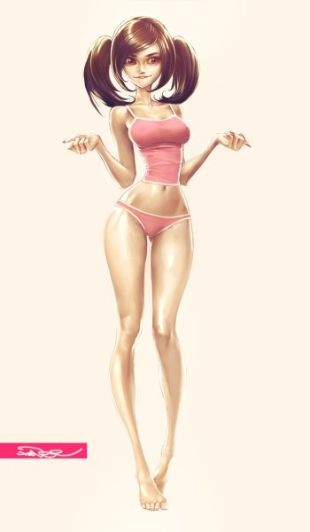 Мультяшные фигуры девушек