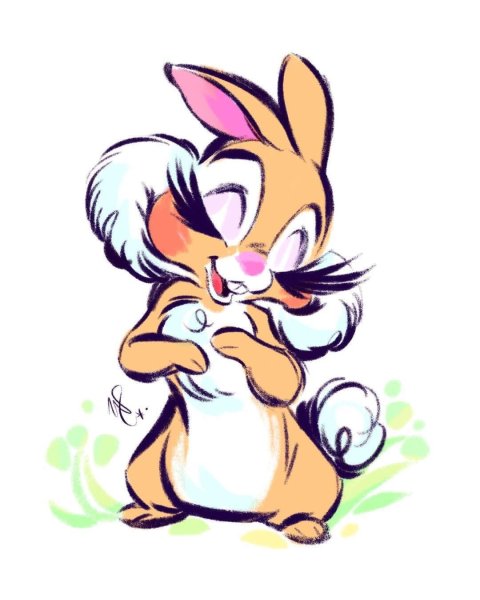 Зайчик с цветами