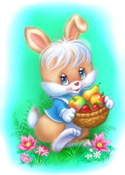 Зайка иллюстрация