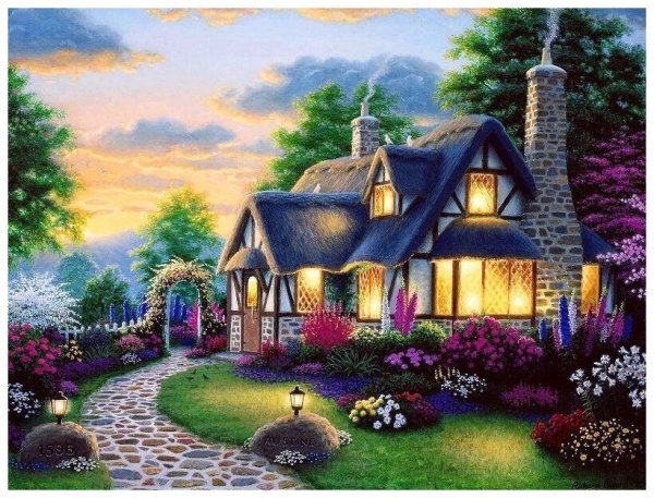 Красивые сказочные домики