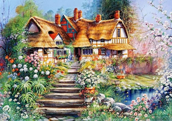 Пазлы Castorland Cottage