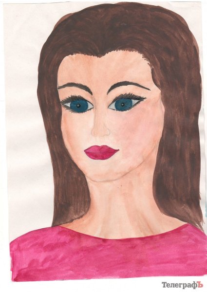 Портрет мамы для детей 7 лет