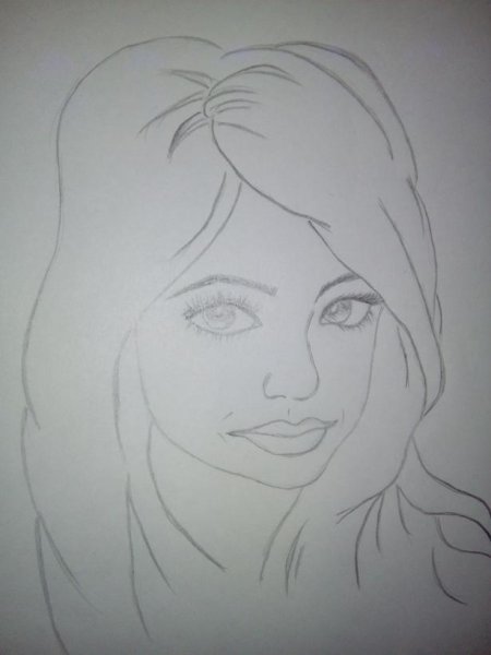 Портрет мамы красками