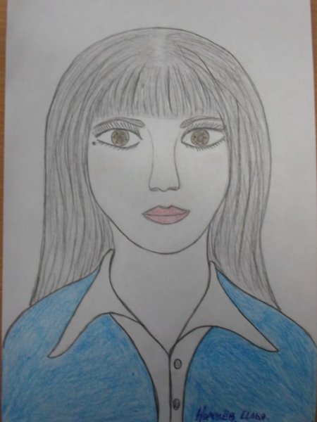 Портрет мамы рисунок