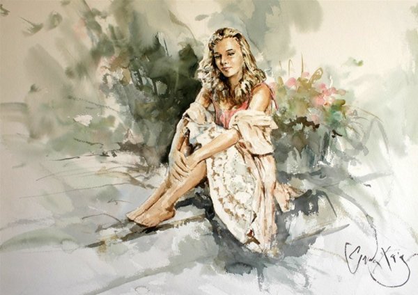 Британский художник Gordon King