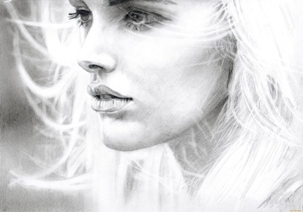 Красивые рисунки людей карандашом