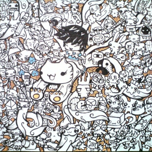 Стиль рисования с множеством деталей