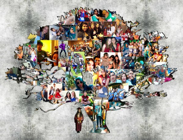 Фон для коллажа из фотографий