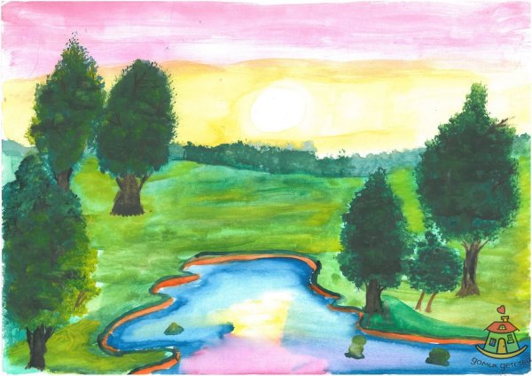 Пейзаж для детей