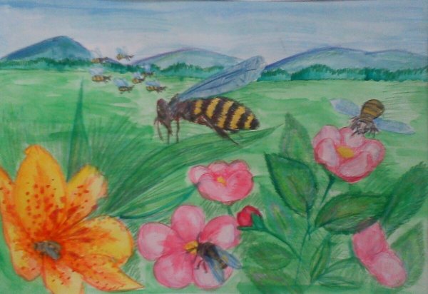 Рисунок на тему мой родной край