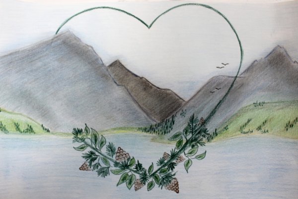 Природа для срисовки