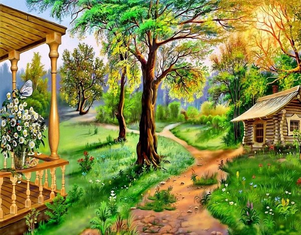 Виктор Цыганов весенний пейзаж