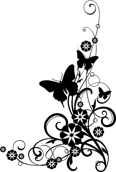 Простой цветочный орнамент