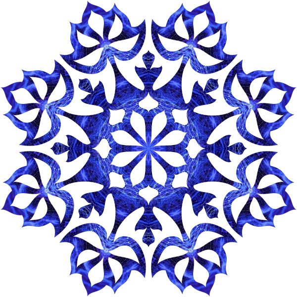 Снежинки на белом фоне