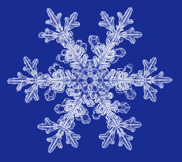 Красивые снежинки