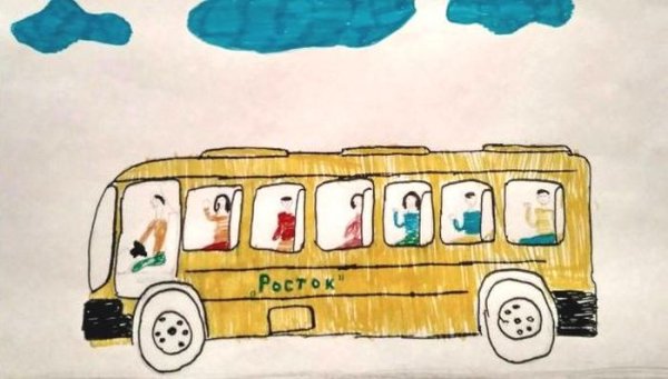 Рисование автобус