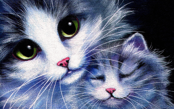 Кот рисунок